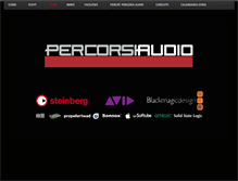 Tablet Screenshot of percorsiaudio.com